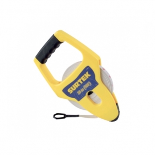 CINTA METRICA LARGA SURTEK TIPO CRUCETA DE FIBRA DE VIDRIO 30 M (CLX30)