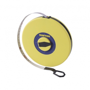 CINTA METRICA SURTEK LARGA DE FIBRA DE VIDRIO 20 M (CLFV20)