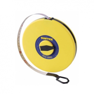 CINTA METRICA SURTEK LARGA DE FIBRA DE VIDRIO 50 M (CLFV50)
