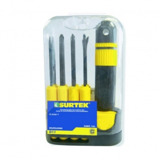 DESTORNILLADOR SURTEK INTERCAMBIABLE 10 EN 1 (D11)