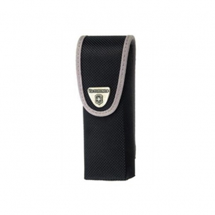 FUNDA VICTORINOX DE PIEL NEGRA P/HTA.  0.9 (4.0547.3/500774)