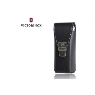 FUNDA VICTORINOX DE PIEL NEGRA P/HTA. 0.2, 0.4, 2.2 Y 2.3  (4.0522.3)