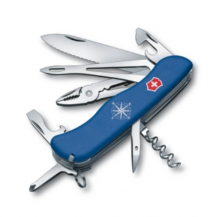HERRAMIENTA VICTORINOX SKIPPER AZUL C/BLOQUEO, 17 USOS (0.9093.2W/0.8593.2W)