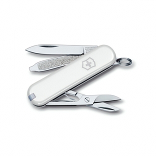 HERRAMIENTA VICTORINOX CLASSIC SD BLANCA, 7 USOS (0.6223.7/0.6223.7G)