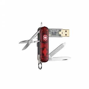 HERRAMIENTA VICTORINOX SWISS MEMORY ROJA, 8 USOS 512 MB (0.6026.TM5)