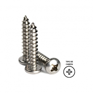 PIJA C/FIJADORA PHILLIPS INOX # 12 X 1-1/4"