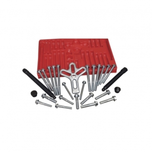 JUEGO DE EXTRACTOR DE VOLANTE URREA C/25 PIEZAS (4205A)