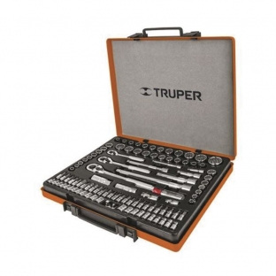 JUEGO TRUPER DADOS Y ACCESORIOS 1/4", 3/8", 1/2", CON 103 PZ (JD-103MP) (12893)