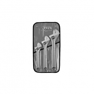 JUEGO URREA 3 LLAVES AJUSTABLES CROMADAS (795)