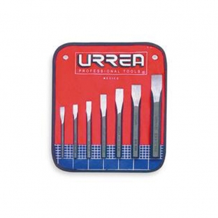 JUEGO URREA DE CINCELES CON ESTUCHE,  7 PIEZAS (86B)