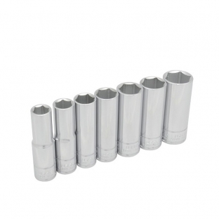 JUEGO URREA DE DADOS STD HEX LARGOS 1/4" (7 PIEZAS) (4700L)