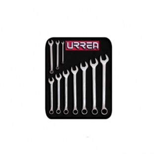 JUEGO URREA DE LLAVES COMBINADAS STD 10 PIEZAS (1200G)