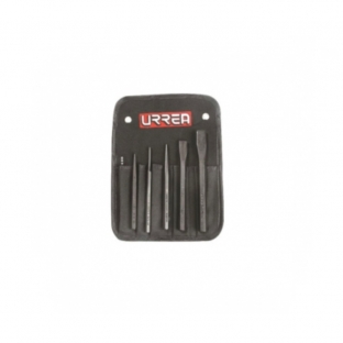 JUEGO URREA DE PUNZONES Y CINCELES CON ESTUCHE, 5 PIEZAS (NO.3)