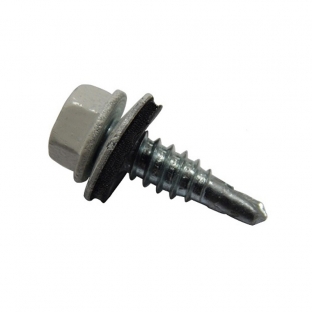 PIJA P/BROCA C/HEX BLANCO OSTION 1/4" X 1"