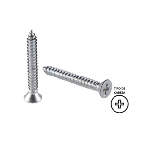 PIJA C/PLANA PHILLIPS INOX # 8 X 2-1/2"